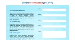 Desktop Screenshot of imigrace.cz